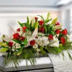 Arreglo Fúnebre Cubre Caja Paraíso
