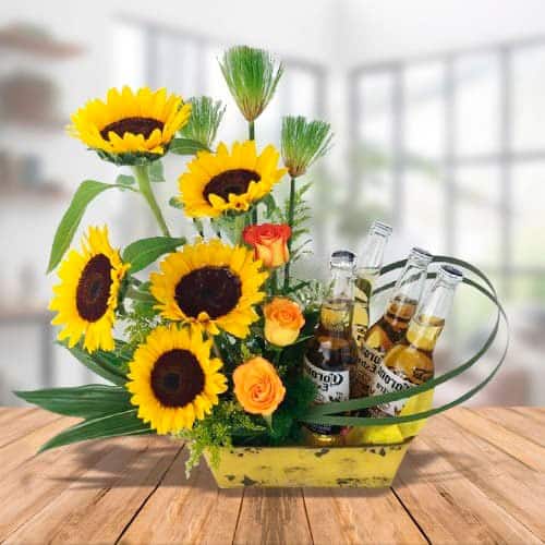 Arreglo con Girasoles Temis