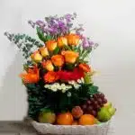 Arreglo Floral con Frutas Hadar